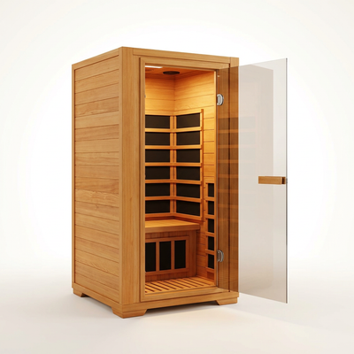 1-Person FAR Infrared Wooden Sauna