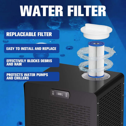 1/3 HP Smart Foldable Cold Plunge Tub and Chiller