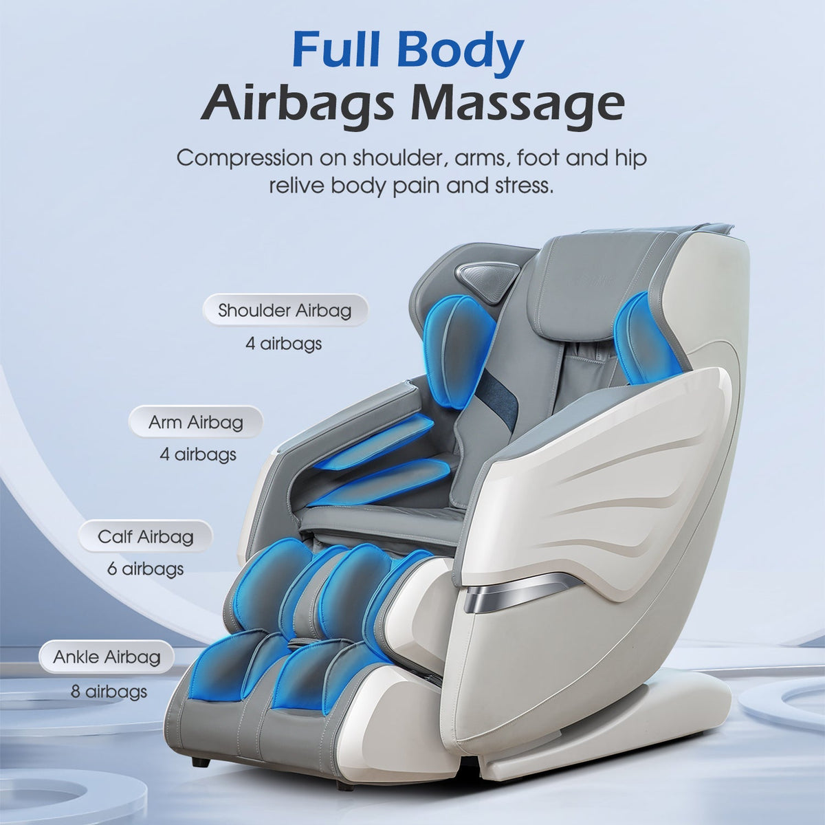 BOSSCARE GR8686 3D Massage Chair with AI Voice Control