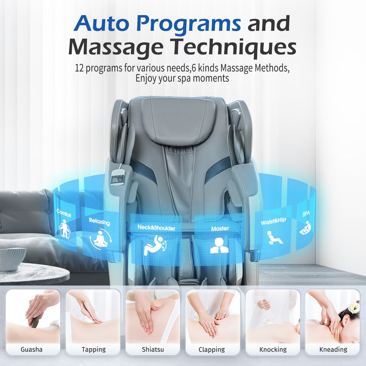 BOSSCARE GR8686 3D Massage Chair with AI Voice Control