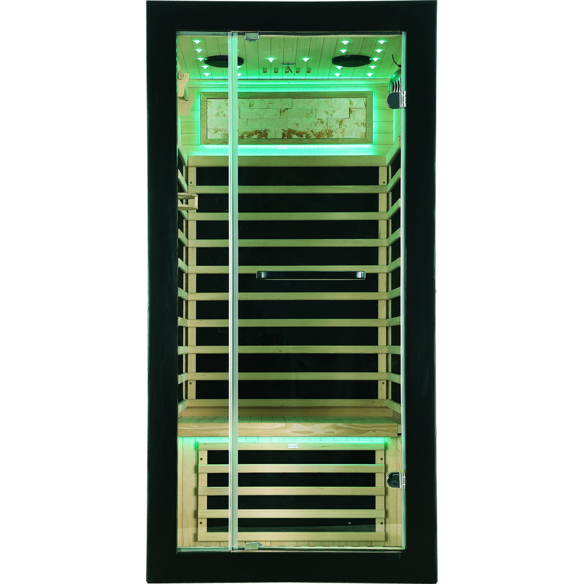 HOSAUNA Single-Person Starlight Ceiling Lighting Sauna