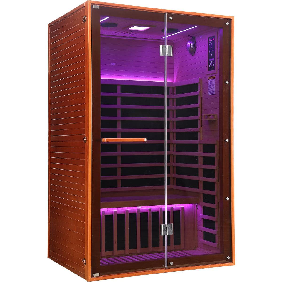 Canadian Hemlock Double Infrared Sauna