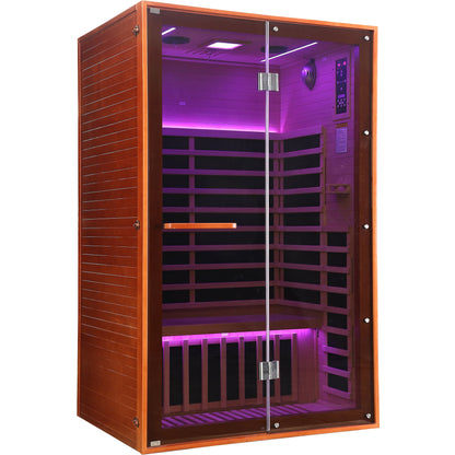 Canadian Hemlock Double Infrared Sauna