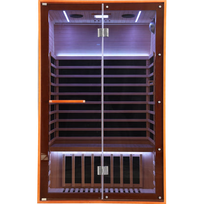 Canadian Hemlock Double Infrared Sauna