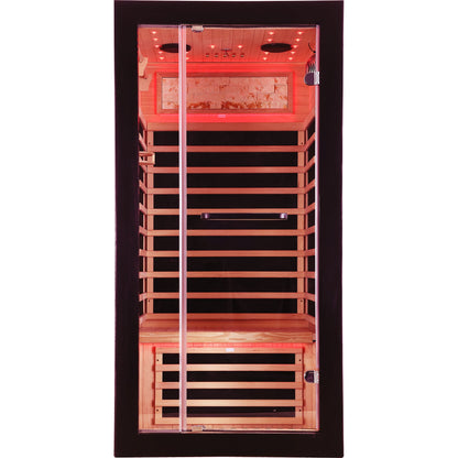 HOSAUNA Single-Person Starlight Ceiling Lighting Sauna