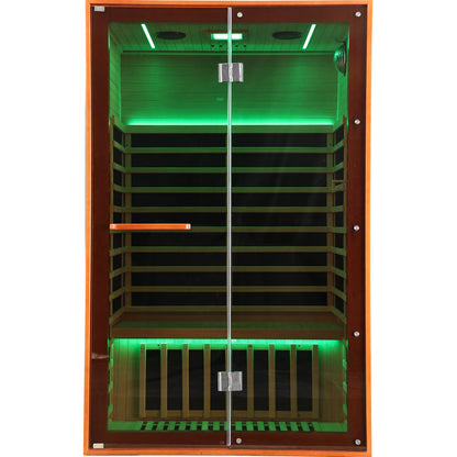 Canadian Hemlock Double Infrared Sauna