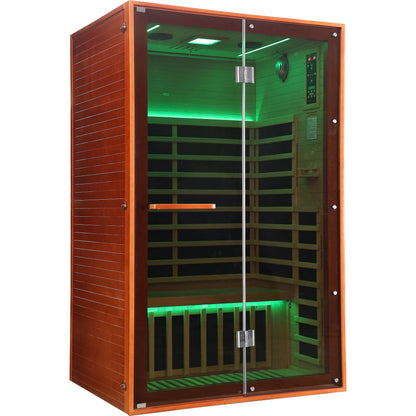 Canadian Hemlock Double Infrared Sauna