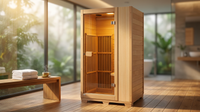Far Infrared Wooden Sauna Room Home Sauna Spa for 1 Person1140W — Lifestyle