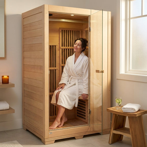 1-Person FAR Infrared Wooden Sauna