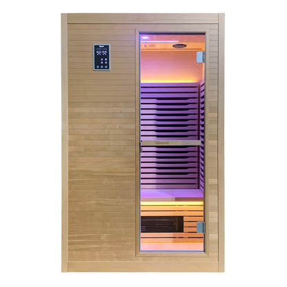 Blisspod | Helsinki | Full Spectrum Ultimate Indoor Sauna | Red Light Therapy | 2 Person
