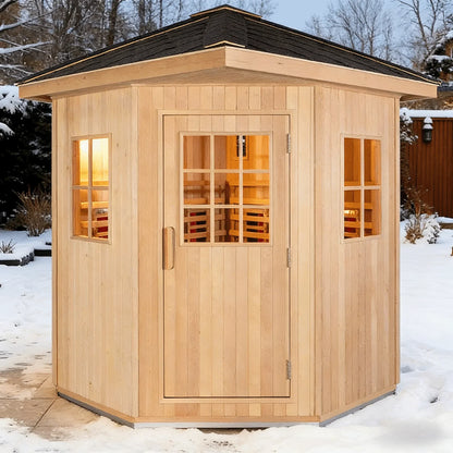 Panoramic Outdoor Sauna Room (8 Builds)