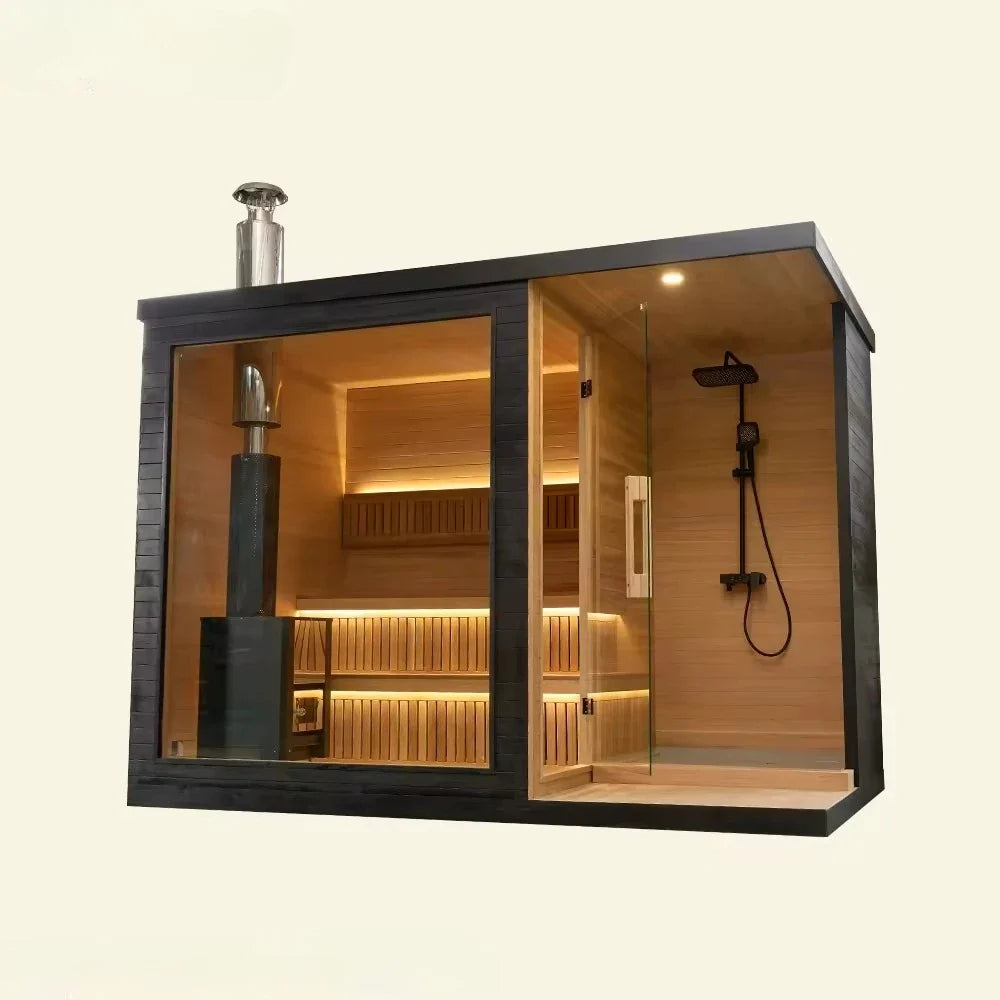 Panoramic Outdoor Sauna Room (8 Builds)