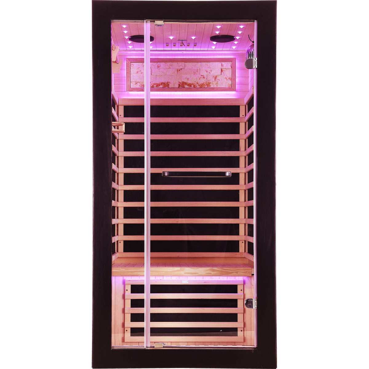HOSAUNA Single-Person Starlight Ceiling Lighting Sauna