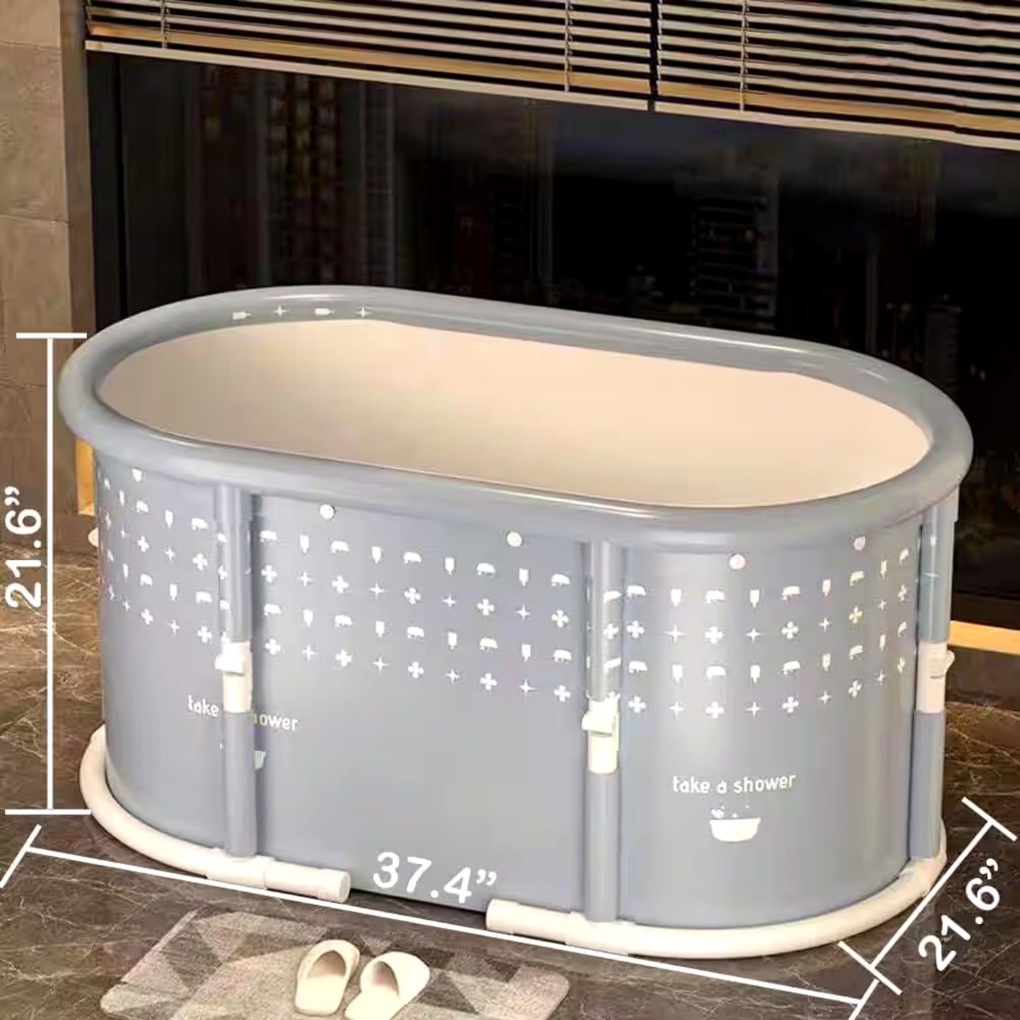 Foldable Hot & Cold Soaking Tub