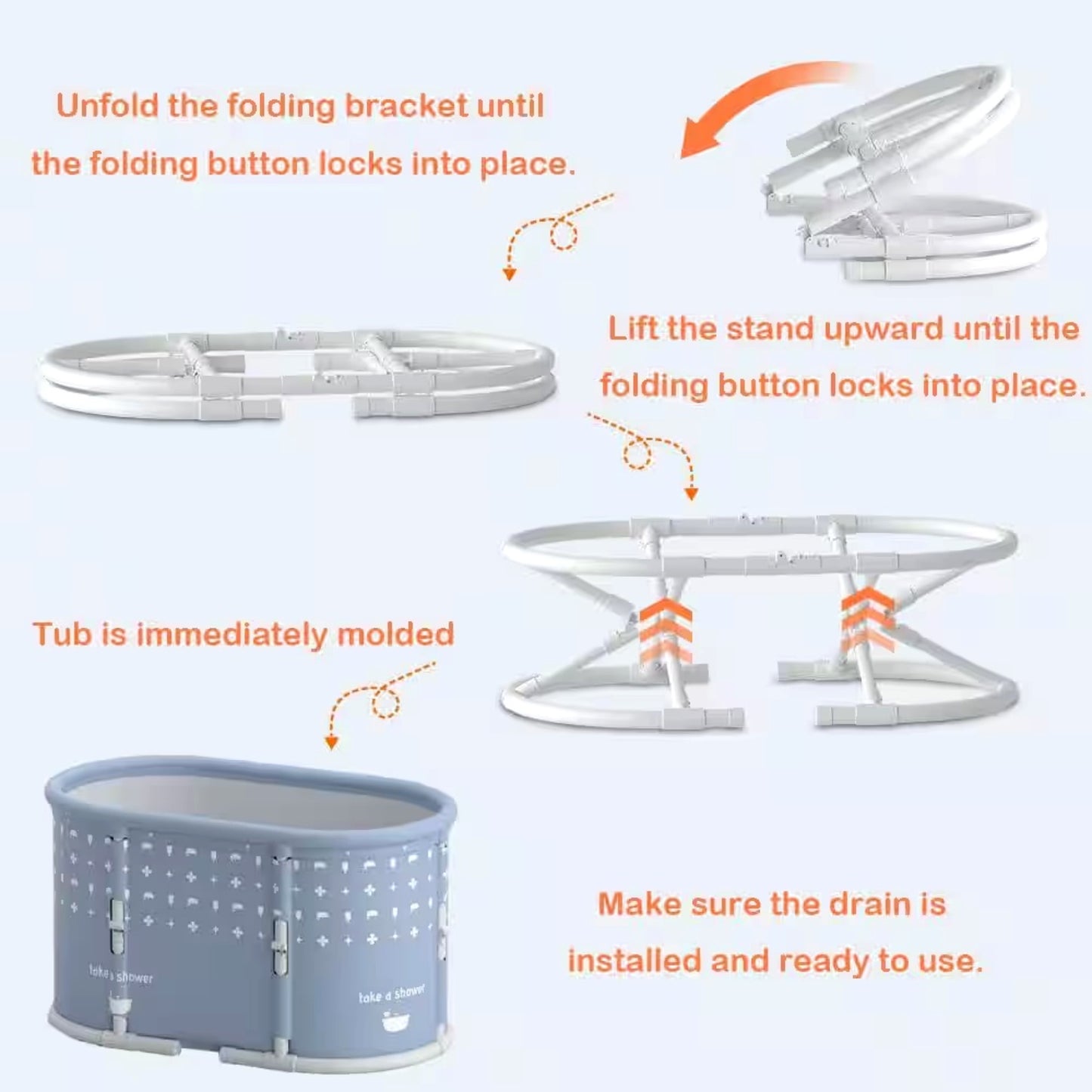 Foldable Hot & Cold Soaking Tub