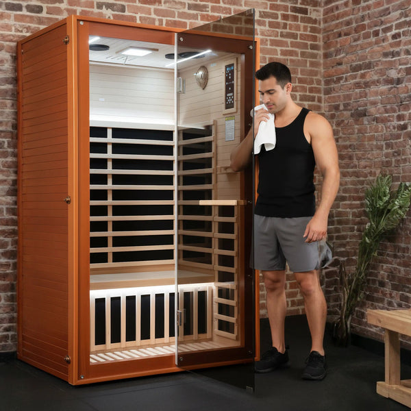 Canadian Hemlock Double Infrared Sauna