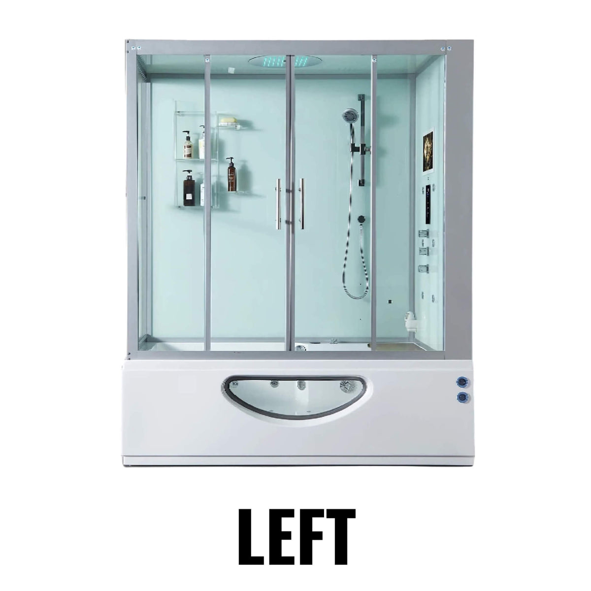 Maya Bath Platinum Catania Steam Shower & Whirlpool Tub