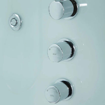 Maya Bath Platinum Catania Steam Shower & Whirlpool Tub