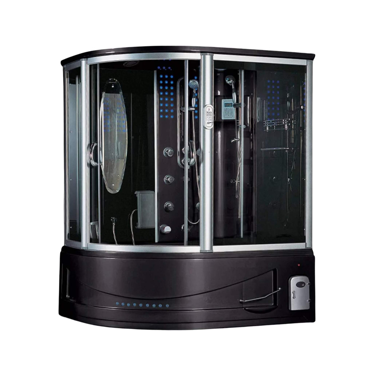 Maya Bath Siena 2-Person Steam Shower & Whirlpool Tub