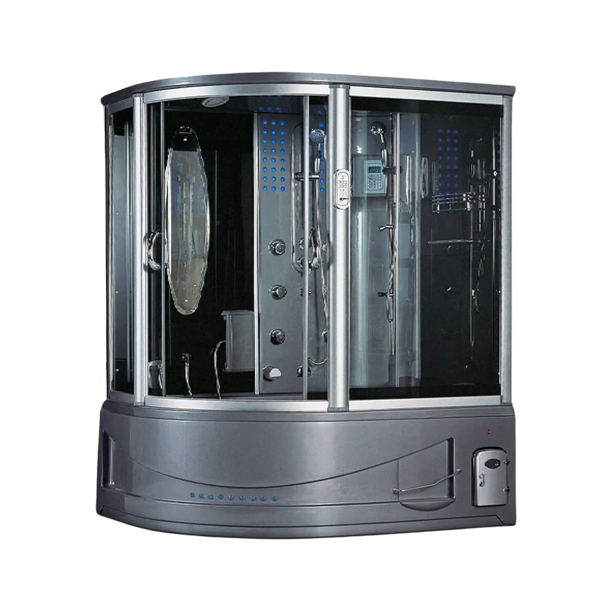 Maya Bath Siena 2-Person Steam Shower & Whirlpool Tub